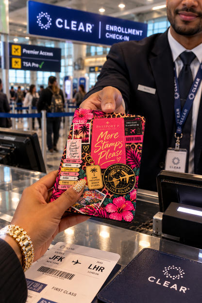 More Stamps Please Travel Passport Cover